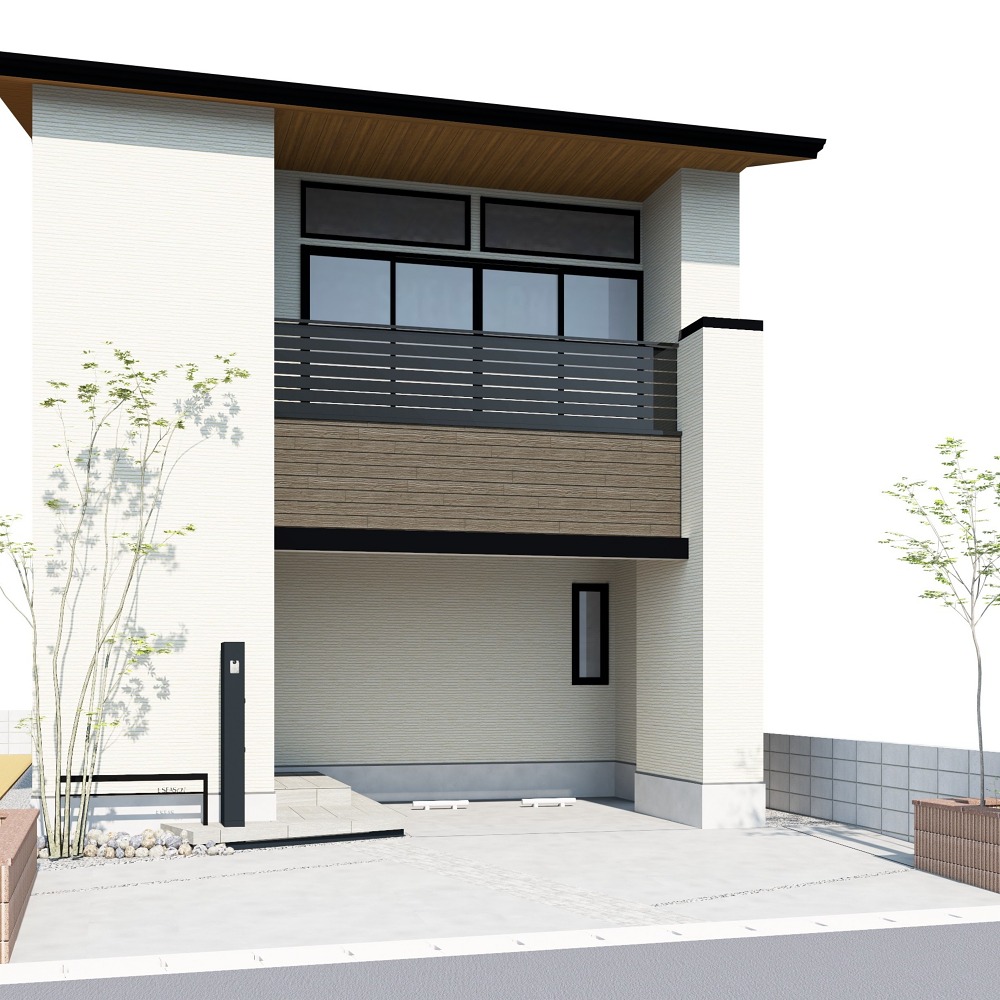 建物を引き立てる外構