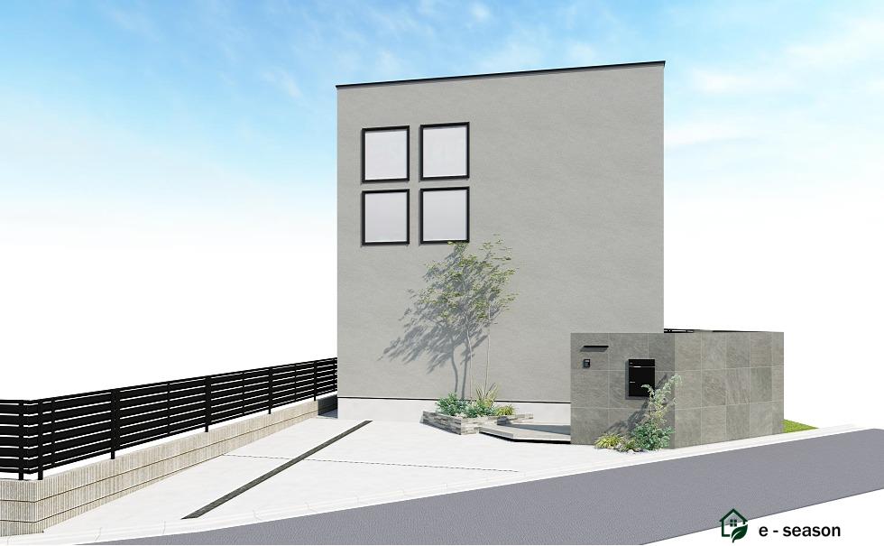 変形地の外構デザイン